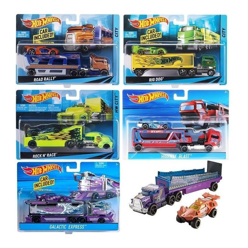 Mattel Bdw51 Hot Wheels Taşıyıcı Tırlar*6