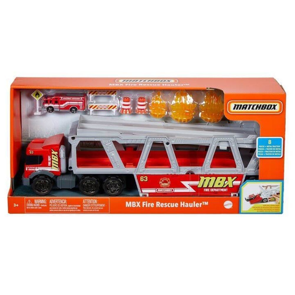 Mattel Gwm23 Matchbox Taşıyıcı İtfaiye Aracı Oyun Seti*2