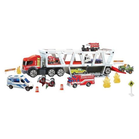 Mattel Gwm23 Matchbox Taşıyıcı İtfaiye Aracı Oyun Seti*2