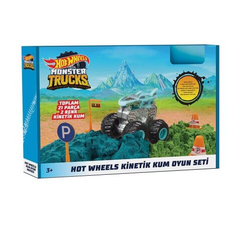 Mattel Hhj36 Hw Monster Trucks Kınetık Kum Oyun Setı*12