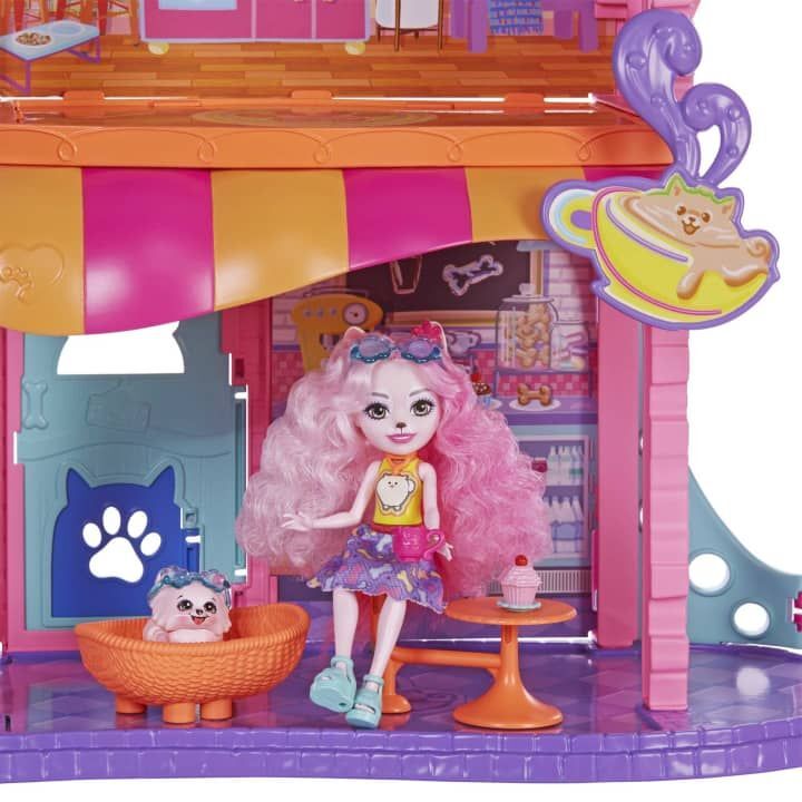 Mattel Hhc18 Enchantimals Şehir Evi Ve Kafe Oyun Seti*2