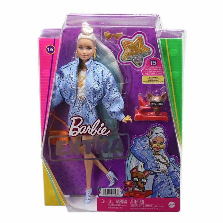 Mattel Hhn08 Barbie Extra - Mavi Takımlı Bebek*4