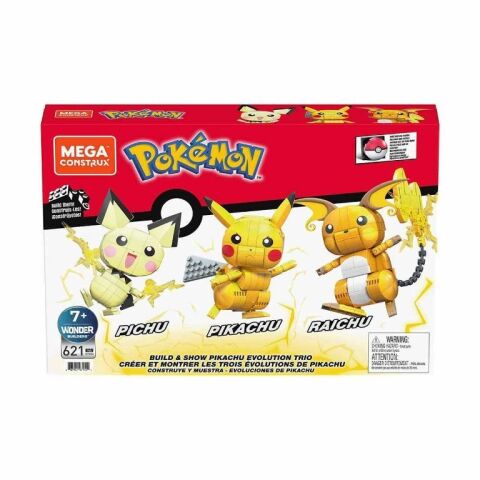 Mattel Gyh06 Mega Pok Yap Ve Oyna Figürler, Pikachu Dönüşüm*4