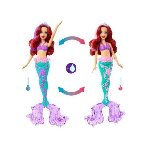 Mattel Hlw00 Dp Renk Değiştiren Saçlı Deniz Kızı Ariel*4