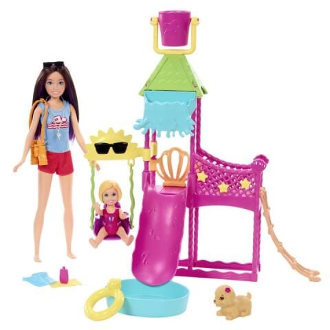 Mattel Hkd80 Barbie Skipper'In Su Parkı Eğlencesi Oyun Seti*3