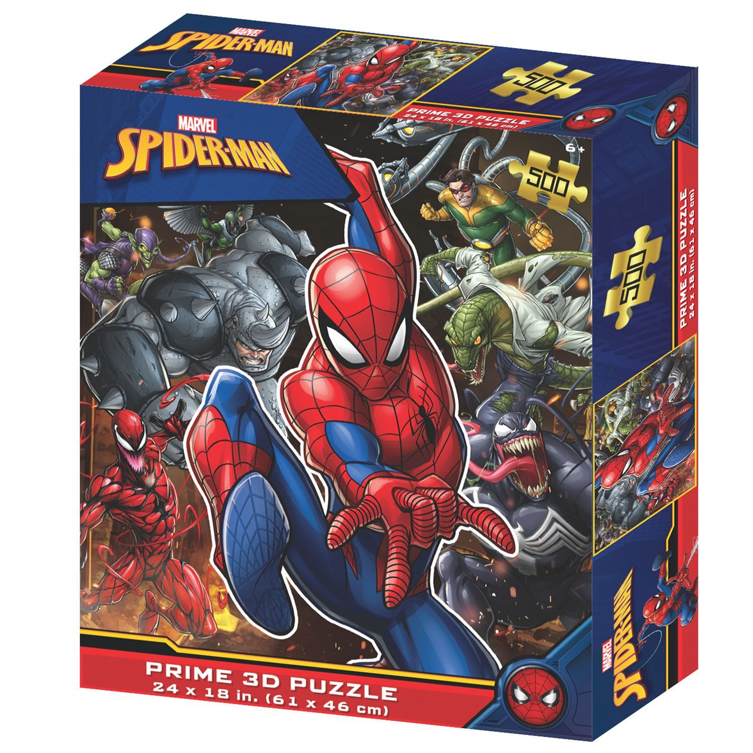 Neco Prm-32552 Prime 3D-Spider-Man 500 Parça Yetişkin Puzzle