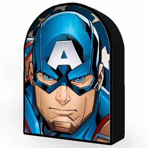 Neco Prm-35584 Prime 3D-Captain America 300 Parça Puzzle-Metal Kutu