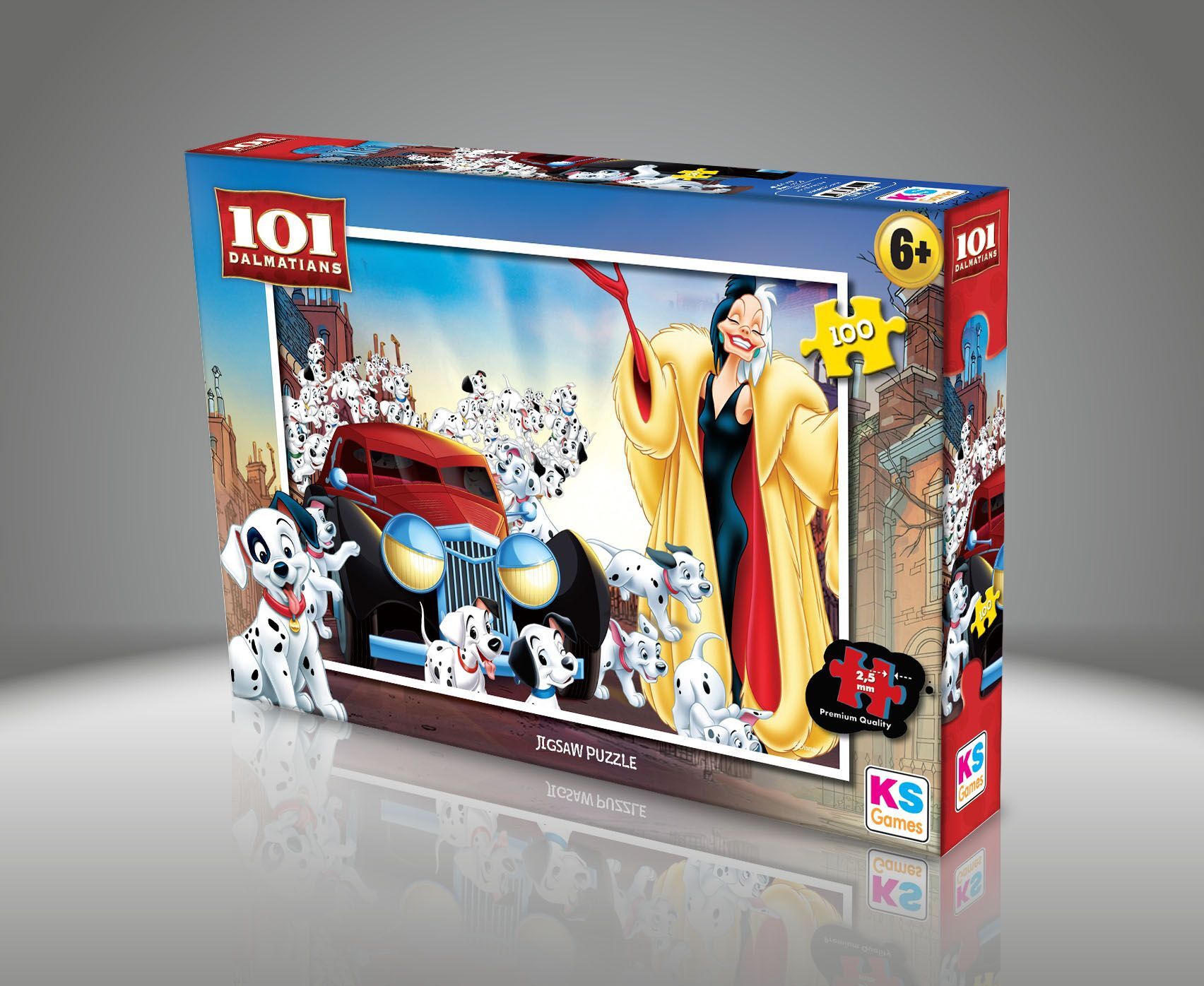 Ks Games Dal714 101 Dalmatian Puzzle 50 Prç