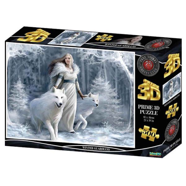 Neco Prm-10141 Prime 3D-Winter Guardians-500 Parça Yetişkin Puzzle