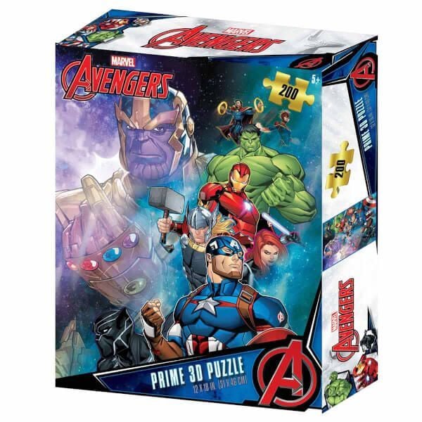 Neco Prm-33125 Prime 3D-Avengers-200 Parça Puzzle