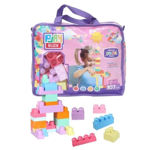 Asya 2977 Playblox Block Pastel 107 Pcs Bag Gırls&Boys *12