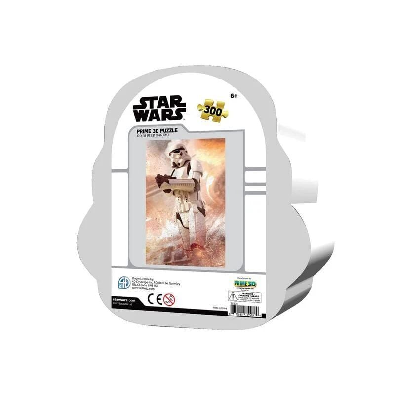 Neco Prm-35578 Prime 3D-Lucas Star Wars-Storm Trooper 300 Parça Puzzle-Metal Kutu