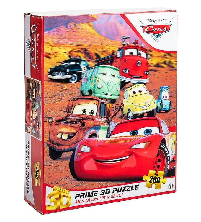 Neco Prm-33037 Prime 3D-Disney Cars-200 Parça Puzzle