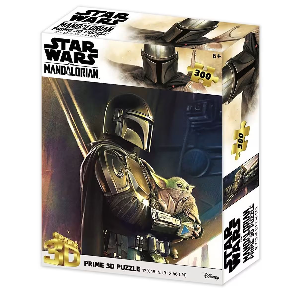 Neco Prm-33061 Prime 3D-Lucas The Mandalorian-300 Parça Puzzle