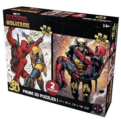 Neco Prm-10272 Prime 3D Marvel Deadpool 300 Parça İkili Puzzlle