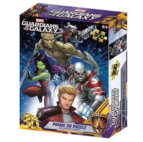 Neco Prm-33348 Prime 3D-Marvel Guardians Of The Galaxy 300 Prç Puzzle