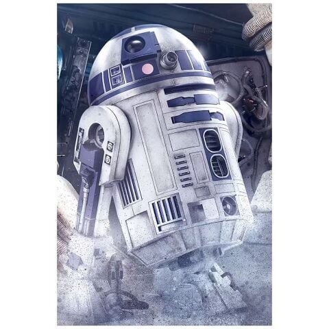 Neco Prm-35582 Prime 3D-Lucas Star Wars R2-D2-300 Parça Puzzle-Metal Kutu