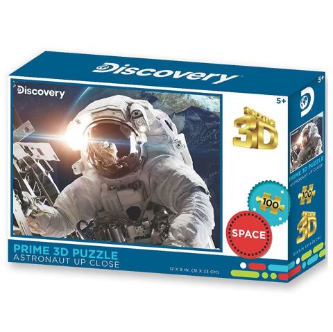 Neco Prm-20503 Prime 3D-Discovery Uzayda Astronot-100 Parça Puzzle