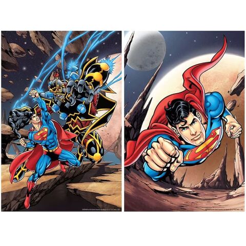 Neco Prm-10239 Prime 3D-Dc Comics Superman-300 Parça İkili Puzzle