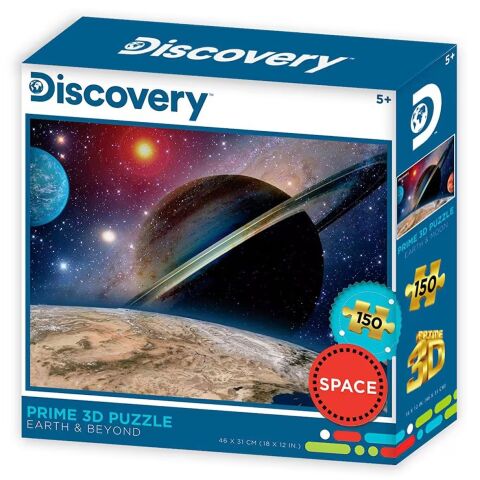 Neco Prm-20856 Prime 3D-Discovery Dünya Ve Ötesi-150 Parça Puzzle