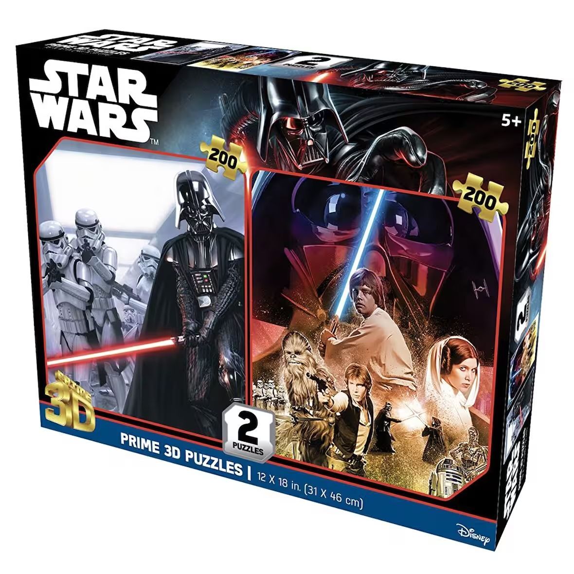 Neco Prm-10256 Prime 3D-Star Wars Classic-200 Parça İkili Puzzlle